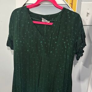 Elegant Green Midi Dress